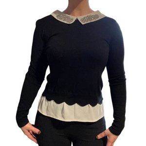 Sparkly Collar Sweater